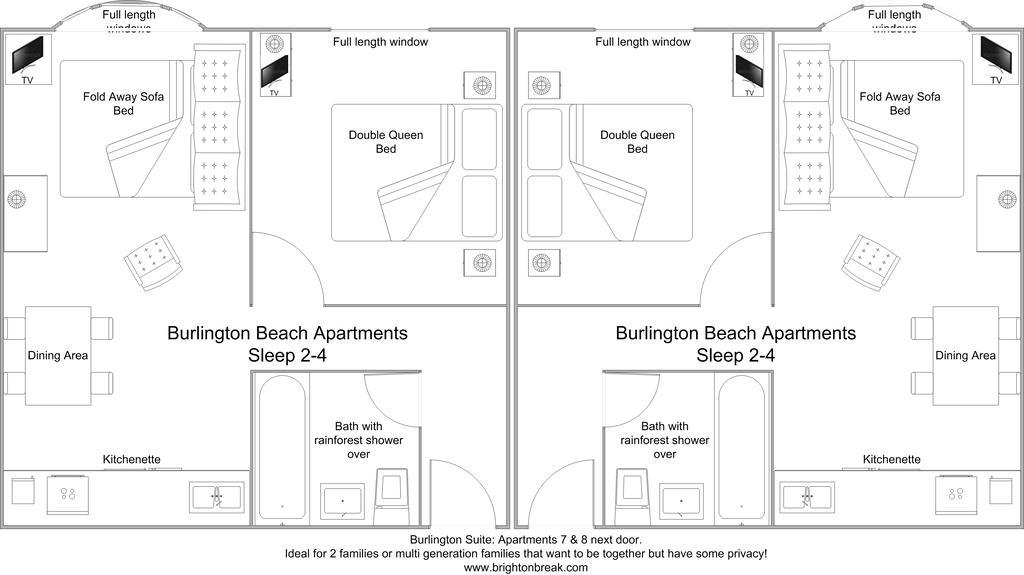 Burlington Beach Apartments Brighton ภายนอก รูปภาพ